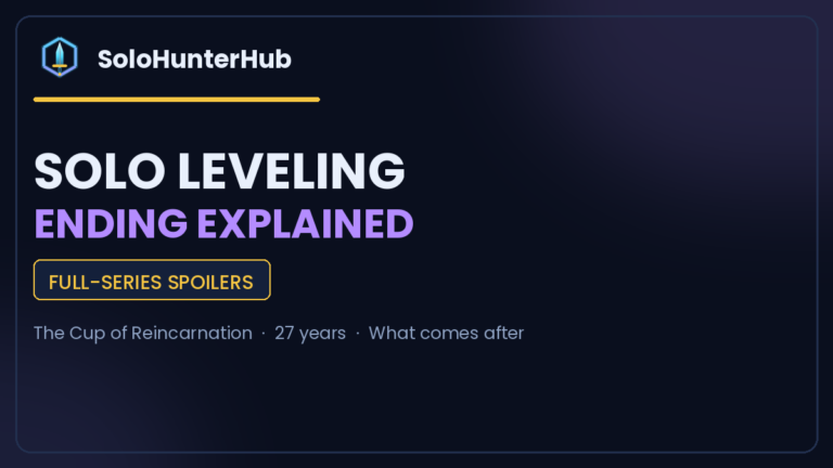 Solo Leveling ending explained